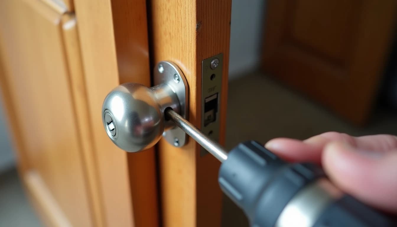 Deadbolt Install in Shaw